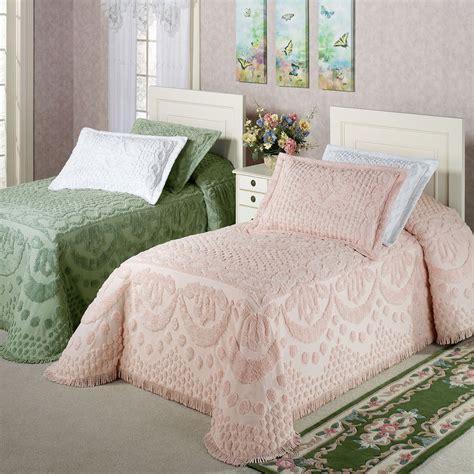 high quality chenille bedspread.